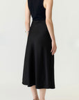 Pella satin skirt - Black