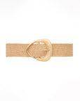 Raffia Belt -Beige