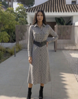 Sarah dress- Black print