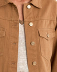 Sian Denim Jacket - Camel