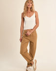 Sian Denim Trousers - Camel