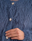 Sarl Knit Cardigan - Grey/Blue