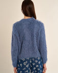 Sarl Knit Cardigan - Grey/Blue