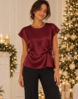 Corvey top - Wine