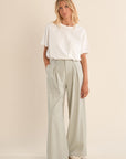 Zara Wide Trouser - Beige