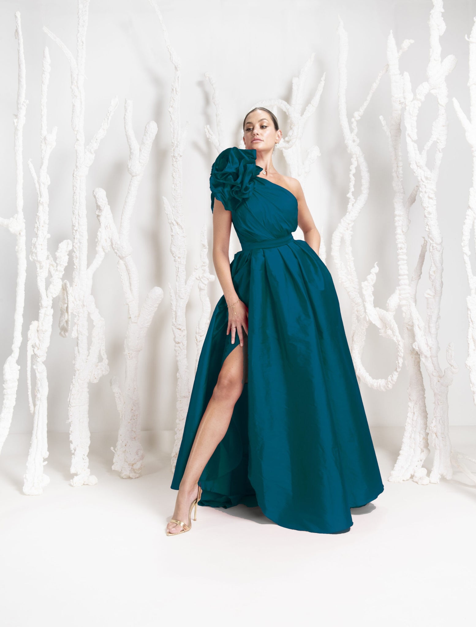 Aoife Ball Gown - Teal