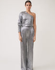 Jill Metallic Trousers