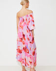 Crina Print One Shoulder Dress