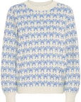 Brielle jumper - Blue print