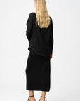 Cassia Knit Skirt - Black