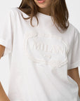 Spacy Slogan T - White