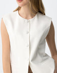 Pepper Waistcoat - Cream