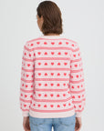 Brielle Hearts Knit - Pink