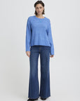 Baling Knit Jumper - Blue