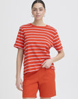Nova Stripe T -Red/Blue