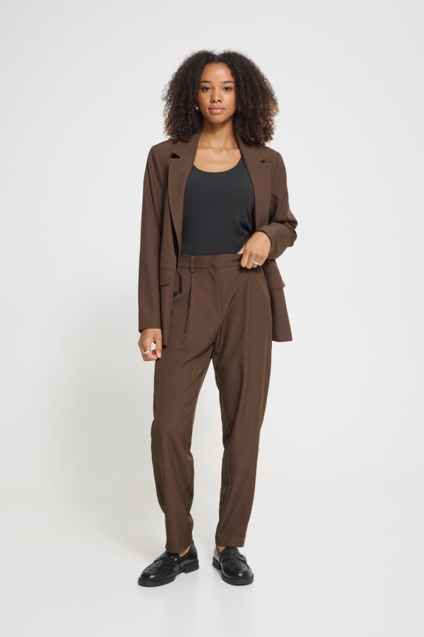 Fava Suit Trousers - Brown
