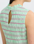 Locy Stripe Dress - Green