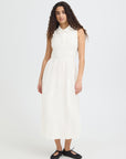 Monna Polo Dress - White