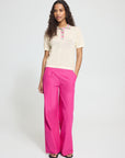 Dotia Knit Polo - Beige