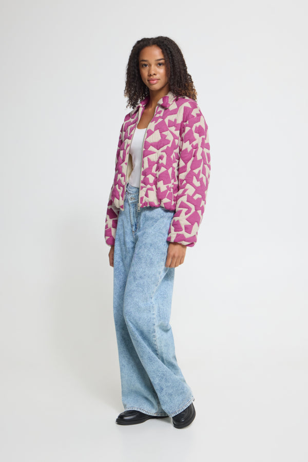 Kate Quilt Jacket - Pink