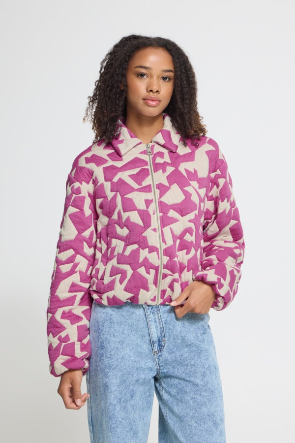 Kate Quilt Jacket - Pink