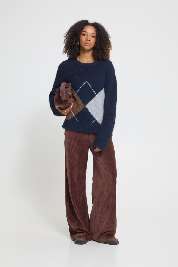 Bayana Knit Jumper - Navy