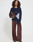 Bayana Knit Jumper - Navy