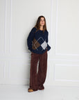 Bayana Knit Jumper - Navy