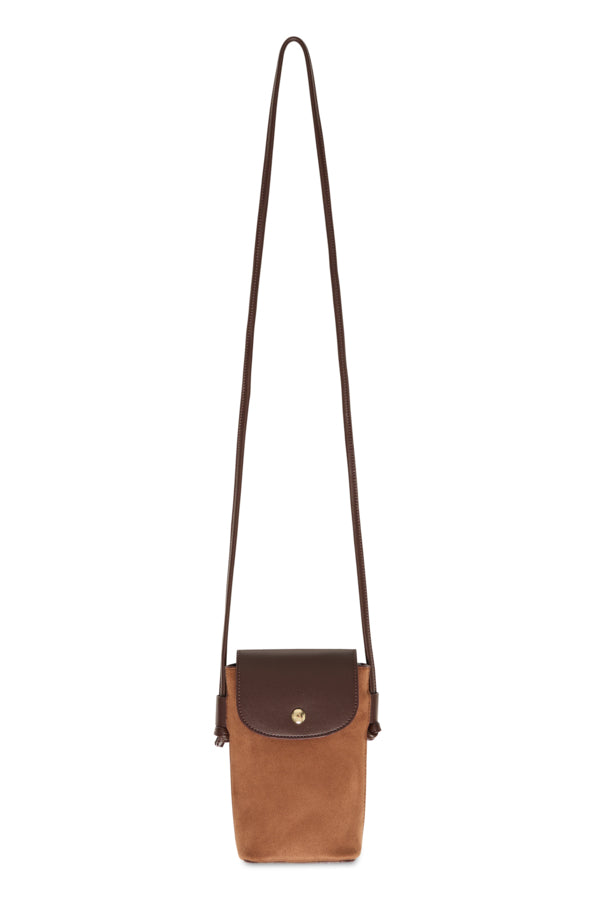 Clara Suede Phone Bag