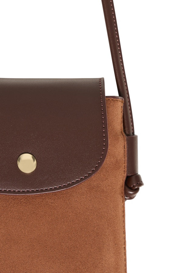 Clara Suede Phone Bag