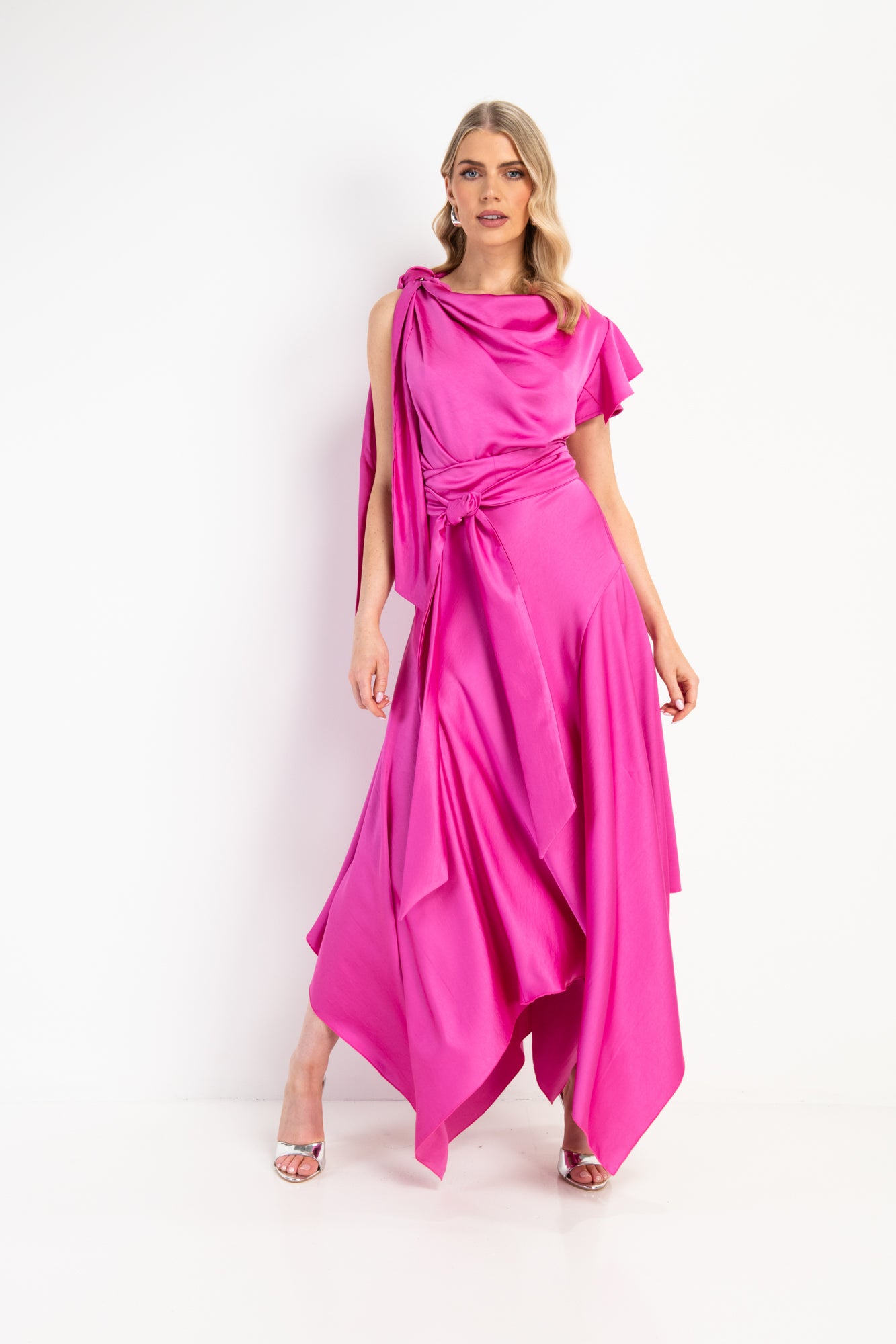 Elodie Frill Dress - Pink – Harper