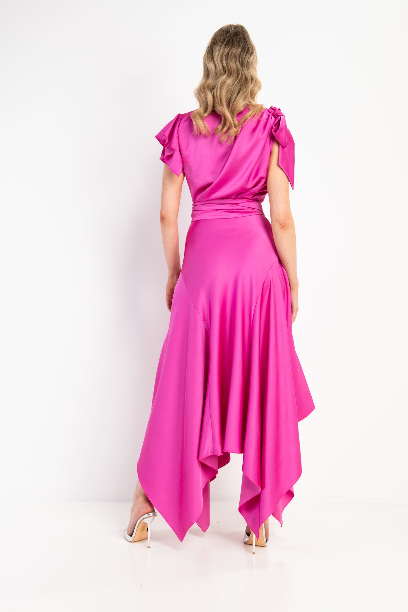 Elodie Frill Dress - Pink – Harper