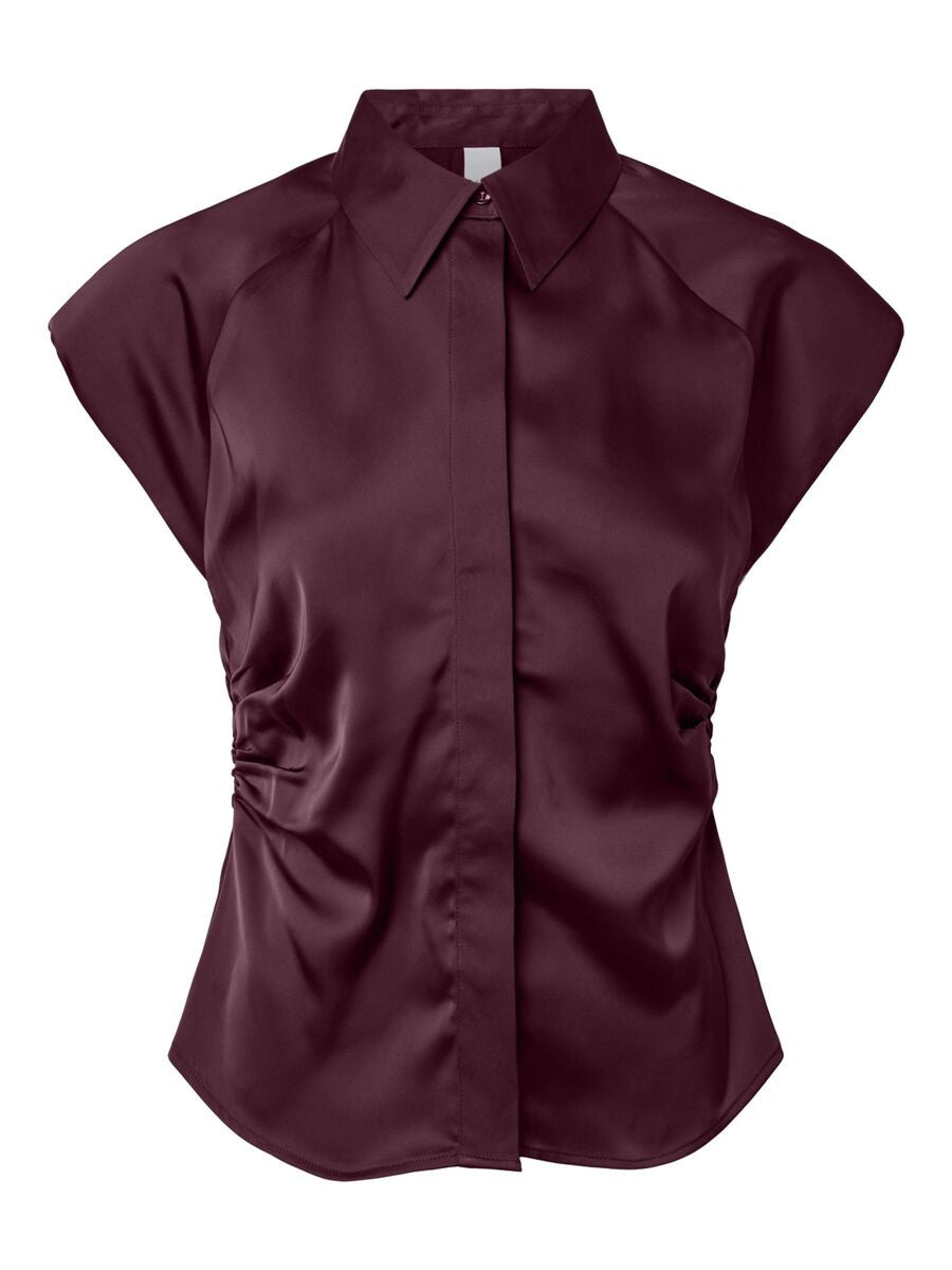 Pella satin shirt - Purple