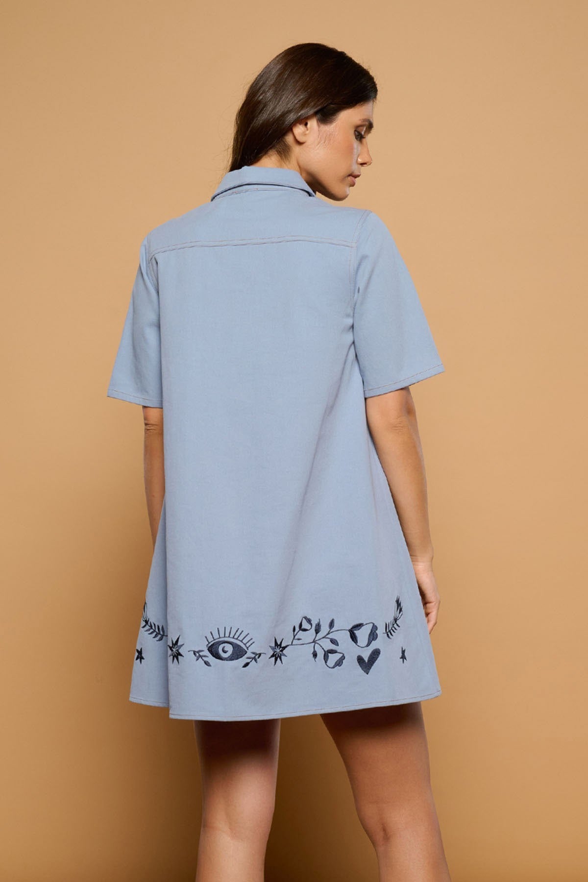 cala shirt dress Cala de la Cruz Women's Oliviera Dress, Namurcarmin, M at Amazon Women's Clothing store
