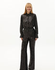 Arvid black sequins trousers