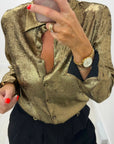 Morissa metallic gold shirt