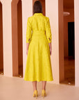 Serina Shirt Dress - Lime