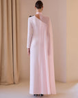 Lara Dress & Neck Shawl - Pink