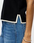 Viva Knit Vest - Black