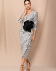 Emer Stripe Midi
