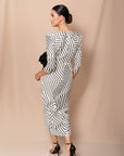 Emer Stripe Midi