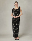 Camila Beaded Dress - Black