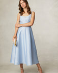 Vivian Panel Dress - Blue