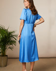 Jenny Wrap Dress - Blue