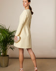 Bree Mini Dress - Lemon