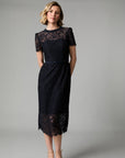 Annabelle Midi Dress - Navy