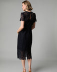 Annabelle Midi Dress - Navy