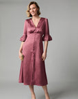 Enya Midi Dress - Blush