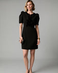 Sara Bow Dress - Black
