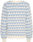 Brielle jumper - Blue print